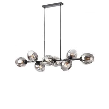 Több ágú függeszték, fekete, E27, Redo Smarterlight Pierce 01-2622