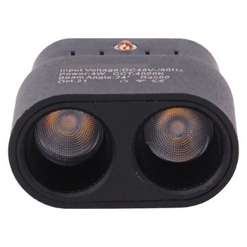 Ledium Magnetis Piccolo MG20 mágneses LED mini spot, 4W, 280 lm, CRI90, 3000K, 48V