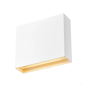 Fali lámpa, fehér, 2700K/3000K CCT kapcsolóval, 580 lm, CRI 90, 100°, SLV Quad Frame 1003468