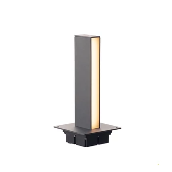 Kültéri Állólámpa, 36cm magas, süllyesztett rögzítéssel, antracit, 3000K melegfehér, 350 lm, CRI 80, SLV H-Pol 232155