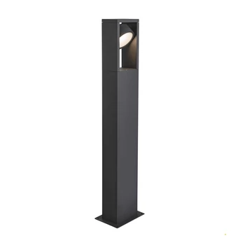 Kültéri Állólámpa, 75cm magas, szimpla, antracit, 3000K/4000K CCT kapcsolóval, 1100 lm, CRI 80, 95°, SLV Eskina Frame 1004750