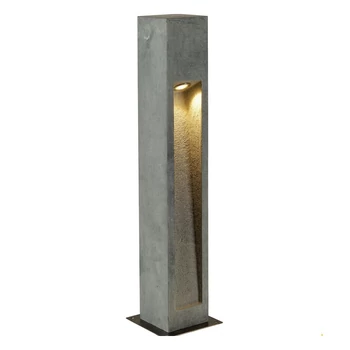 Kültéri Állólámpa, 75cm magas, szürke, 3000K melegfehér, 330 lm, CRI 80, SLV Arrock Stone 231371