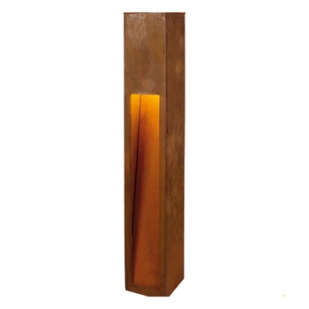 Kültéri Állólámpa, 80cm magas, rozsda, E27, SLV Rusty Slot 229411