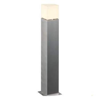 Kültéri Állólámpa, 90cm magas, rozsdamentes acél (inox), E27, SLV Square Pole 90 1000346