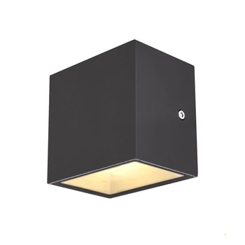 Kültéri Fali lámpa, antracit, 3000K melegfehér, 1120 lm, CRI 80, 105°, SLV Sitra Cube 1002032