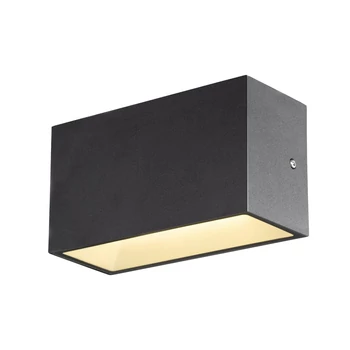 Kültéri Fali lámpa, lefelé és felfelé világít, antracit, 3000K/4000K CCT kapcsolóval, 1600 lm, CRI 80, 95°, SLV Sitra M Up/down 1005151