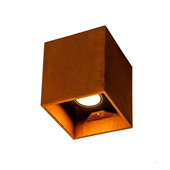Kültéri Fali lámpa, lefelé és felfelé világít, rozsda, 3000K/4000K CCT kapcsolóval, 544 lm, CRI 80, 65°, SLV Rusty Up/down 1004650