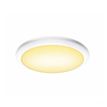 Kültéri Fali/mennyezeti lámpa, 27cm átmérő, fehér, 3000K/4000K CCT kapcsolóval, 960 lm, 120°, SLV Ruba 1005089