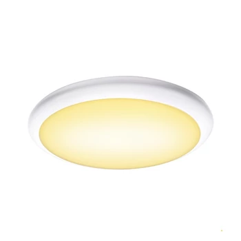 Kültéri Fali/mennyezeti lámpa, 42cm átmérő, fehér, 3000K/4000K CCT kapcsolóval, 2000 lm, 120°, SLV Ruba 1005090