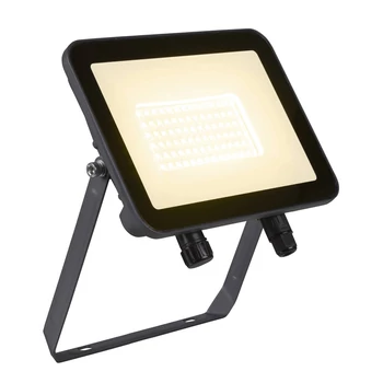 Kültéri LED reflektor, 3000K melegfehér, 5150 lm, CRI 80, 100°, SLV Floodi L 1006193