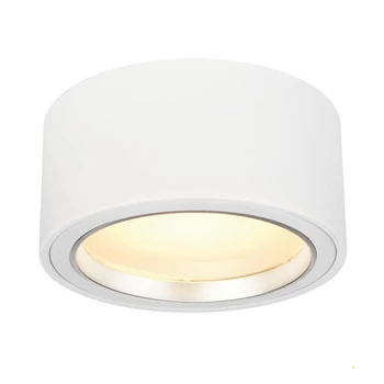 Mennyezeti lámpa, 25cm átmérő, fehér, 3000K melegfehér, 2000 lm, CRI 80, 100°, SLV Fera 161461