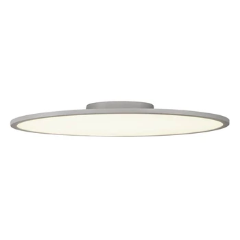 Mennyezeti lámpa, 60cm átmérő, szürke, 4000K természetes fehér, 3350 lm, CRI 80, 110°, UGR 22, SLV Panel 1000786