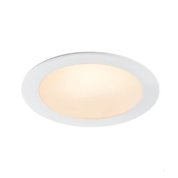 Süllyesztett lámpa, fehér, 3000K/4200K/5700K CCT kapcsolóval, 800 lm, CRI 80, 90°, UGR 28, SLV Akalo 1001264