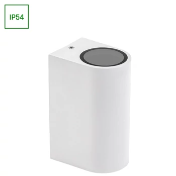 Kültéri Fali lámpa, fehér, GU10, SPECTRUM LED SLIP007010