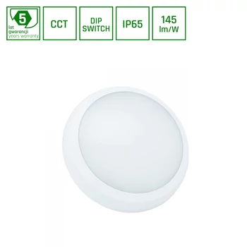 Mennyezeti lámpa, fehér, 3000K-6500K szabályozható, beépített LED, 2400/3000 lm, CRI 80, 120°, SPECTRUM LED SLI031040CCT_PW