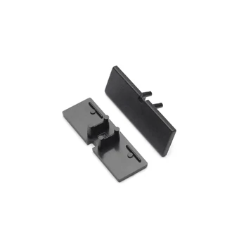 Topmet Back10 LED profil végzáró, fúrt, fekete - 90150002 - párban