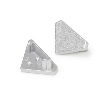 Topmet Quarter10 LED profil végzáró B előlaphoz, ezüst - D3980040 - párban