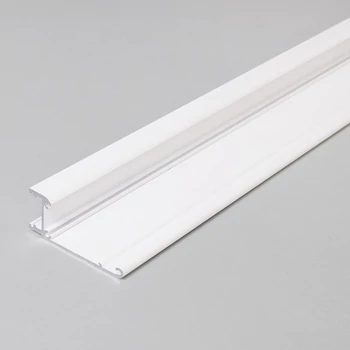 Topmet Walle12 falra és mennyezetre rögzíthető alumínium LED profil, fehér (előlap: B, C, D) - B8060001 - szálban