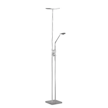 TRIO LUKE állólámpa, króm, 3000K melegfehér, beépített LED, 1200 lm, TRIO-R42562107