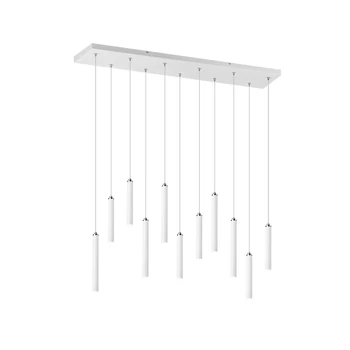 TRIO TUBULAR több ágú függeszték, fehér, 3000K melegfehér, beépített LED, 220 lm, TRIO-321611131