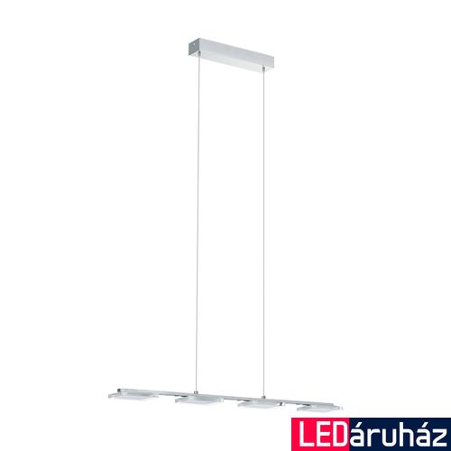 Eglo 94244 Cartama több ágú függeszték, króm, 1920 lm, 3000K melegfehér, beépített LED, 4x4,5W, IP20