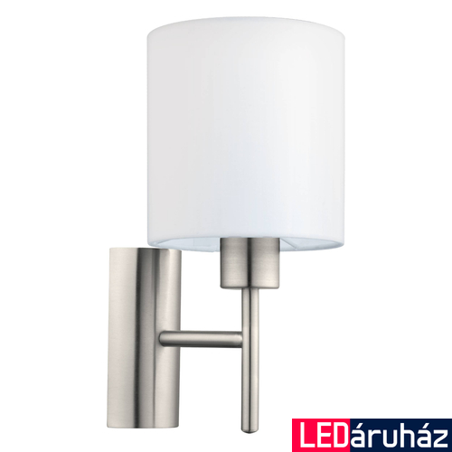 Eglo 94924 Pasteri fali lámpa, fehér, E27 foglalattal, max. 1x60W, IP20 + ajándék LED fényforrás