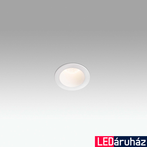 FARO FOX beépíthető lámpa, fehér, 2700K melegfehér, beépített LED, 5W, IP20, 02101001