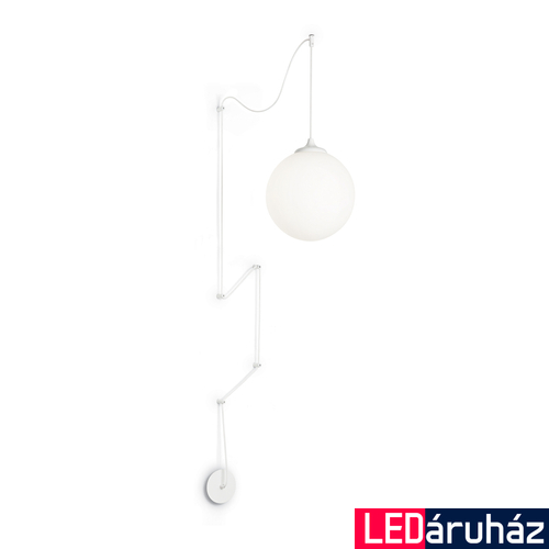 IDEAL LUX BOA függesztett lámpa E27 foglalattal, max. 60W, 30 cm átmérő, fehér 160863