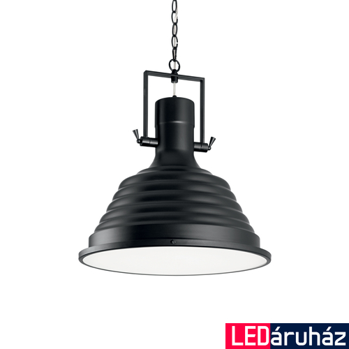 IDEAL LUX FISHERMAN függesztett lámpa E27 foglalattal, max. 60W, 48,5 cm átmérő, fekete 125831