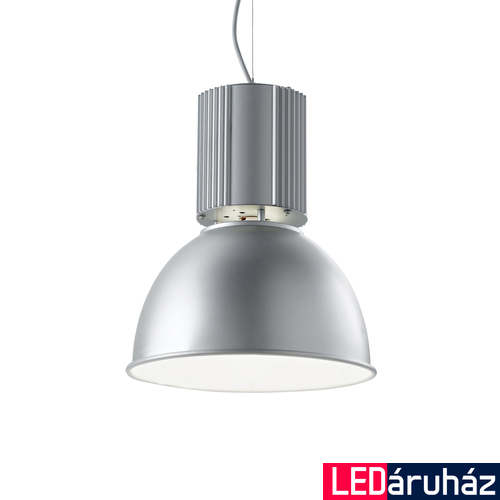 IDEAL LUX HANGAR függesztett lámpa E27 foglalattal, max. 60W, 32 cm átmérő, alumínium 100326