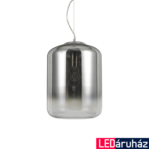 IDEAL LUX KEN függesztett lámpa E27 foglalattal, max. 60W, 30 cm átmérő, füstüveg 112107