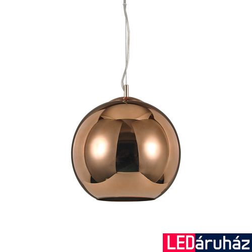 IDEAL LUX NEMO függesztett lámpa E27 foglalattal, max. 60W, 30 cm átmérő, réz 111902