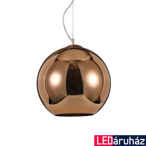 IDEAL LUX NEMO függesztett lámpa E27 foglalattal, max. 60W, 40 cm átmérő, réz 111919