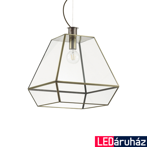 IDEAL LUX ORANGERIE függesztett lámpa E27 foglalattal, max. 60W, 40 cm átmérő, üveg 160085