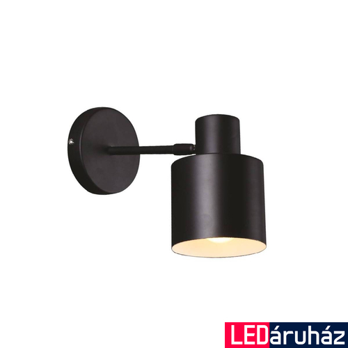 Maxlight BLACK fali lámpa, fekete, E27 foglalattal, 1x60W, MAXLIGHT-W0188
