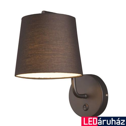 Maxlight CHICAGO fali lámpa, fekete, E27 foglalattal, 1x40W, MAXLIGHT-W0194