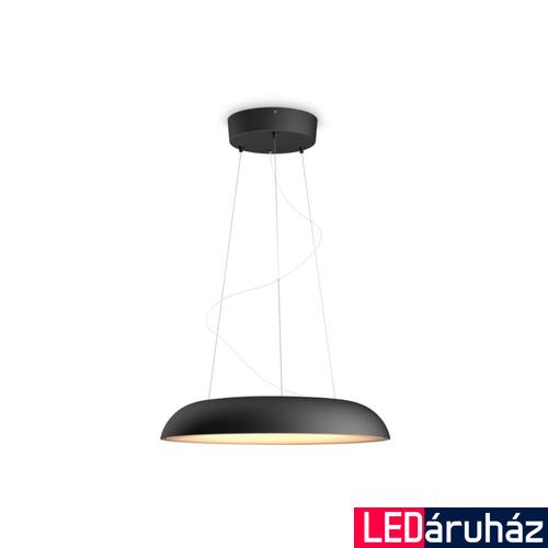 Philips Hue Amaze fekete LED függesztett lámpa, White Ambiance, 25W, 2900lm, 2200-6500K változtatható fehér + DimSwitch, 8719514341074