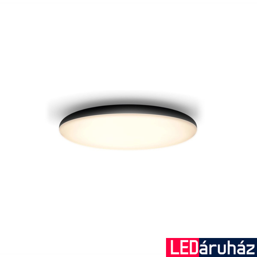 Philips Hue Cher fekete mennyezeti LED lámpa, White Ambiance, 24W, 2900lm, 2200-6500K változtatható fehér + DimSwitch, 8719514341173
