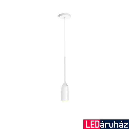 Philips Hue Devote fehér függesztett LED lámpa, White Ambiance, 1x6W, 806lm, 2200-6500K változtatható fehér, 1xE27 LED fényforrással, 8719514341234