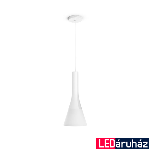 Philips Hue Explore fehér függesztett LED lámpa, White Ambiance, 1x6W, 806lm, 2200-6500K változtatható fehér, 1xE27 LED fényforrással + DimSwitch, 4300131P6