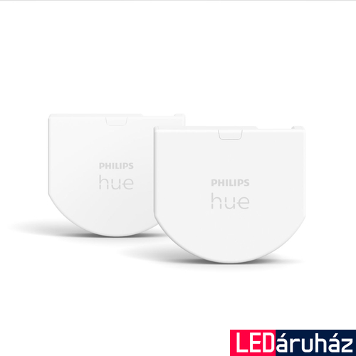 Philips Hue kapcsoló mögé építhető modul, 2db-os csomag, elemes, fehér, Zigbee, 8719514318021