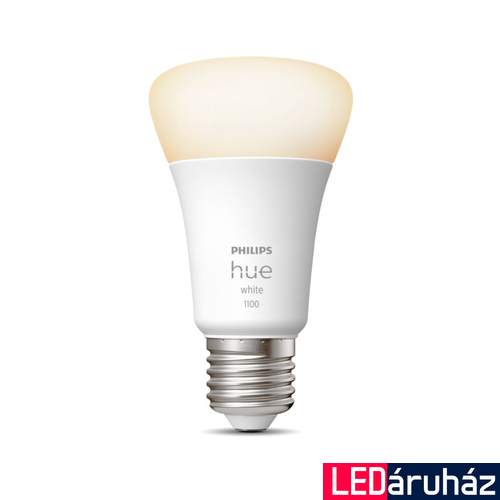 Philips Hue White E27 LED fényforrás, 9,5W, 1055lm, 2700K melegfehér, 8719514288232