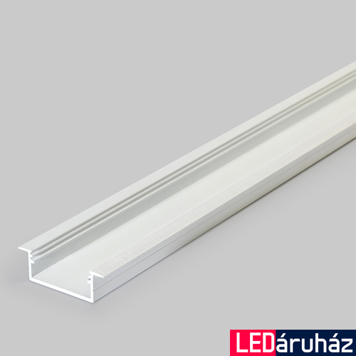 Topmet VARIO30-06 süllyesztett LED profil, fehér, 2m, (előlap: A9, C9, D9, E9), (rögzítő: U9), V3220001