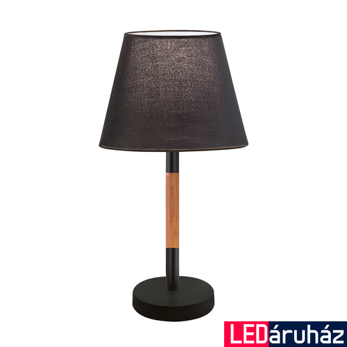 Viokef VILLY asztali lámpa fekete, E27, VIO-4188101