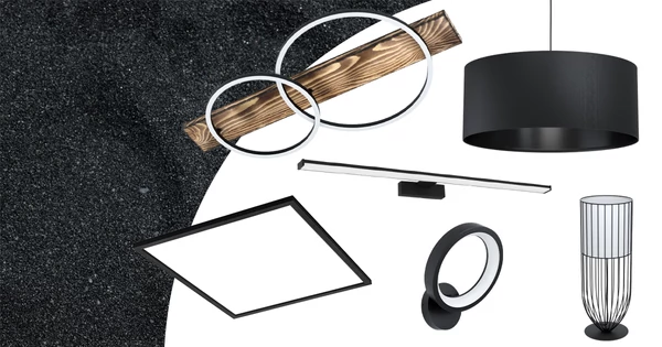 Black is Black- Modern és időtálló fekete lámpák, LED világítás