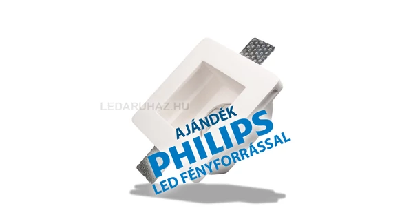 Ajándék Philips LED fényforrás  gipsz lámpatesteinkhez 2016. márciusban 
