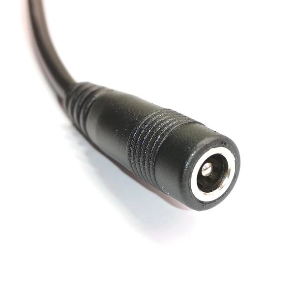 DC csatlakozó ANYA 15 cm vezetékkel, 5,5/2,1, BONTOTT!