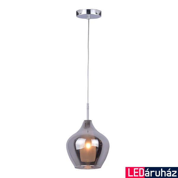 Azzardo Amber 1 ágú függeszték, króm, G9, 1x28W, AZ-2148