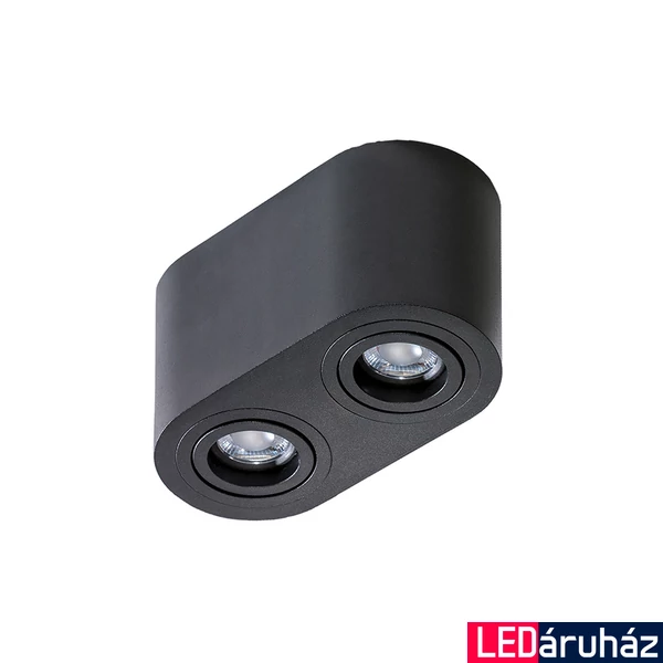 Azzardo Brant mennyezeti lámpa, fekete, GU10, 2x50W, AZ-2821