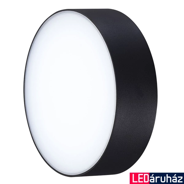 Azzardo Casper Round kültéri mennyezeti lámpa, fekete, Beépített LED, 1300 lm, AZ-4490